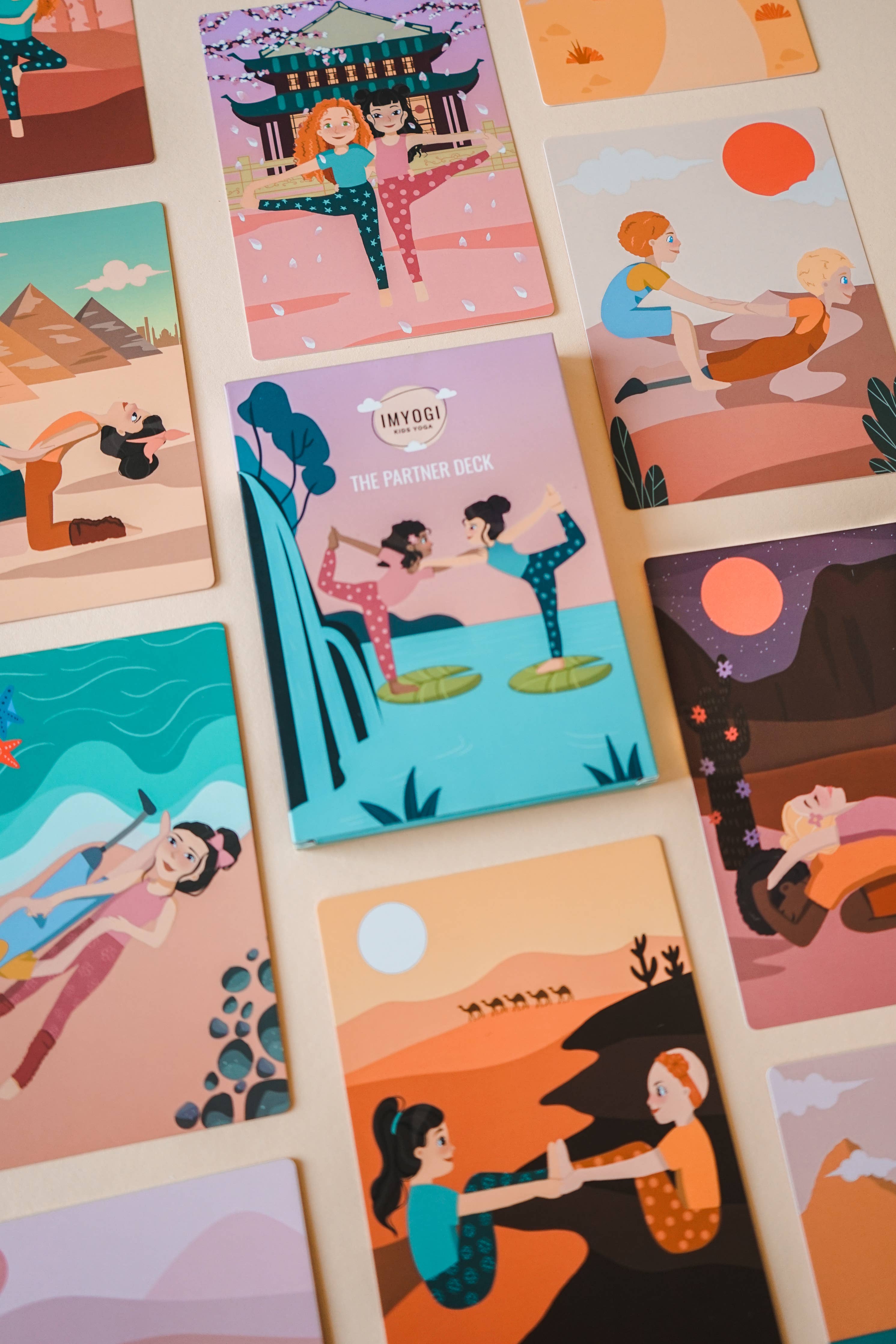 Yogakaarten voor kinderen (om samen yoga te doen)