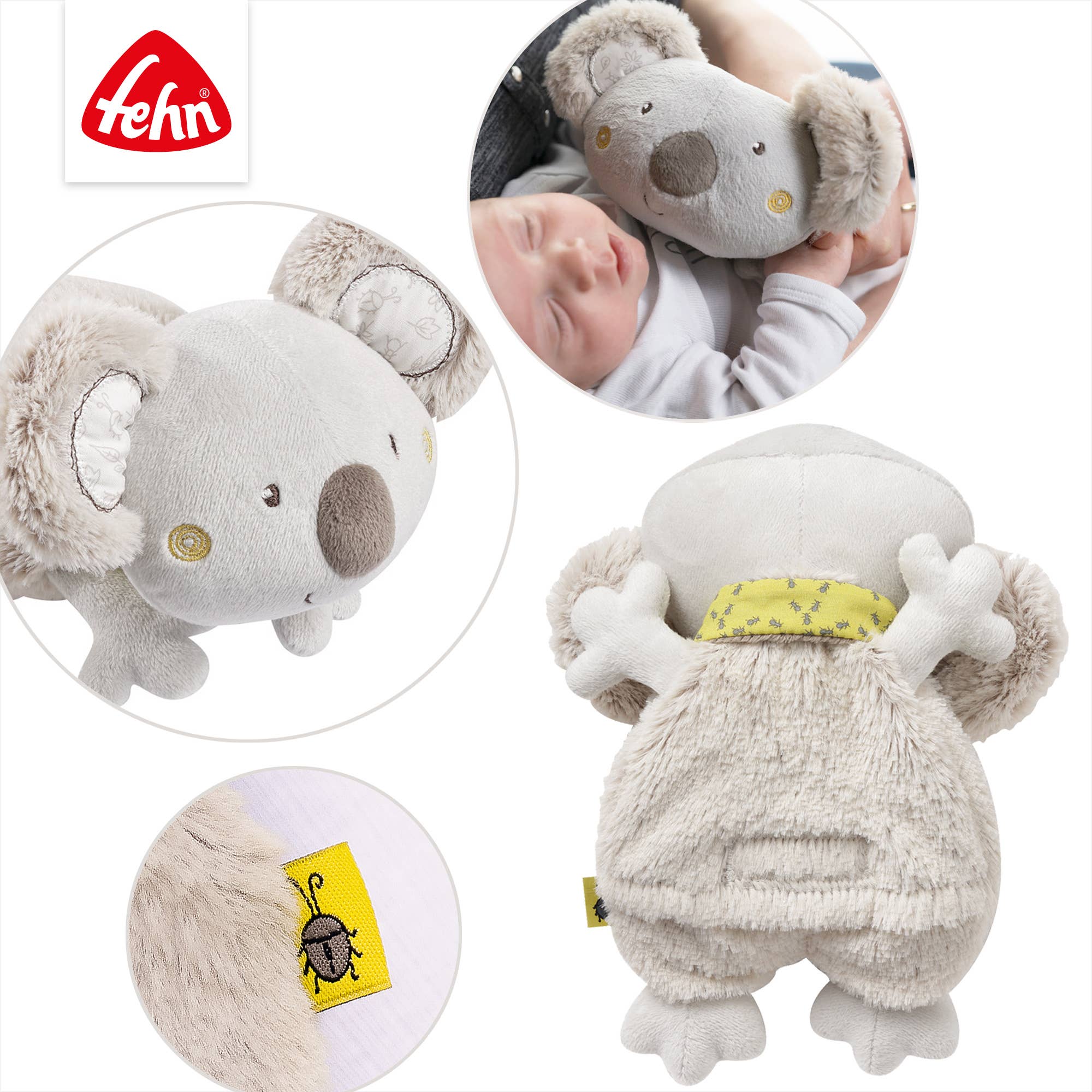 Warmteknuffel Koala - met uitneembare warmtezak