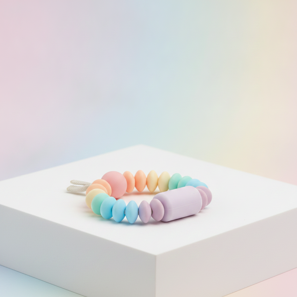 Bijtarmband Regenboog