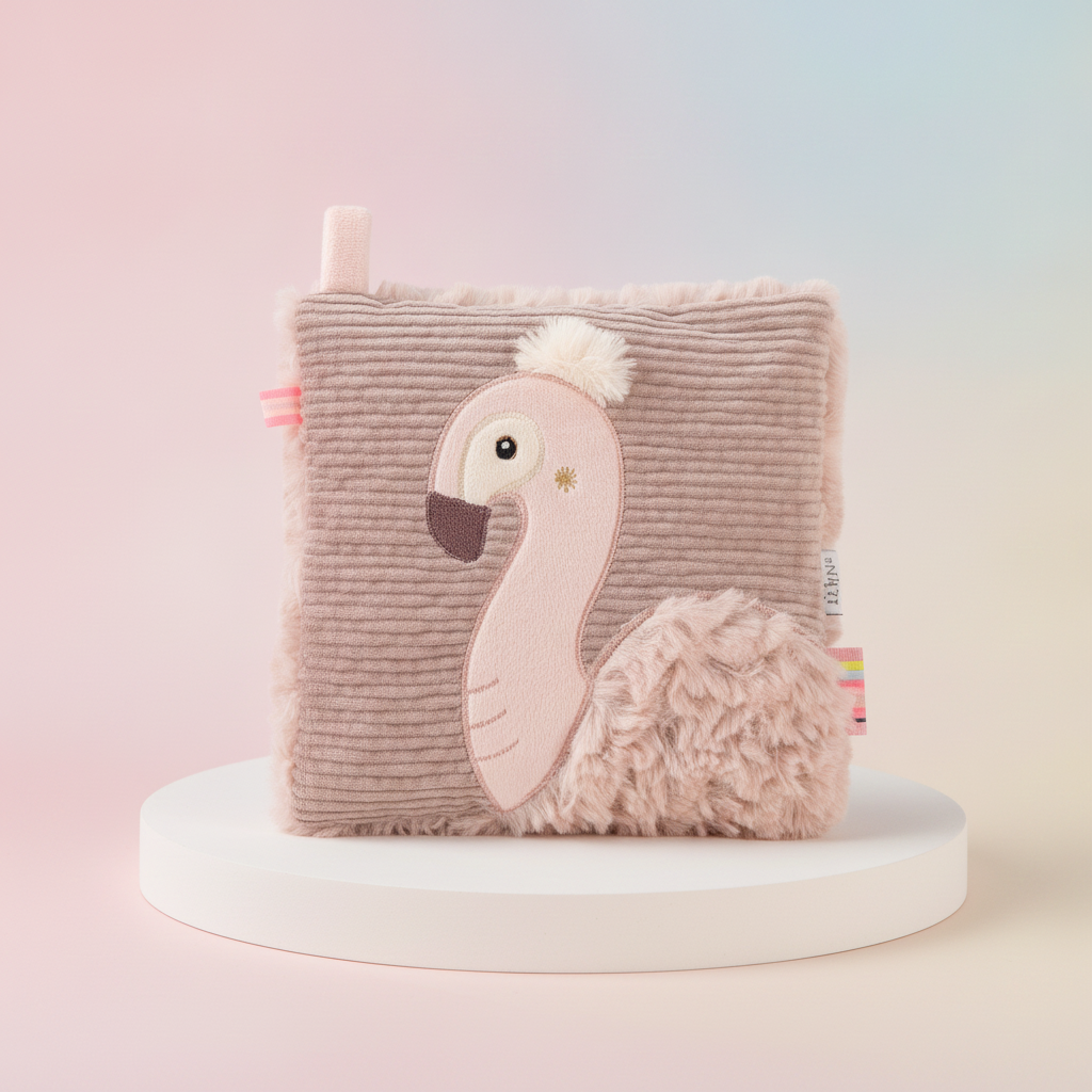 Kersenpitkussen (warm/koud) Flamingo