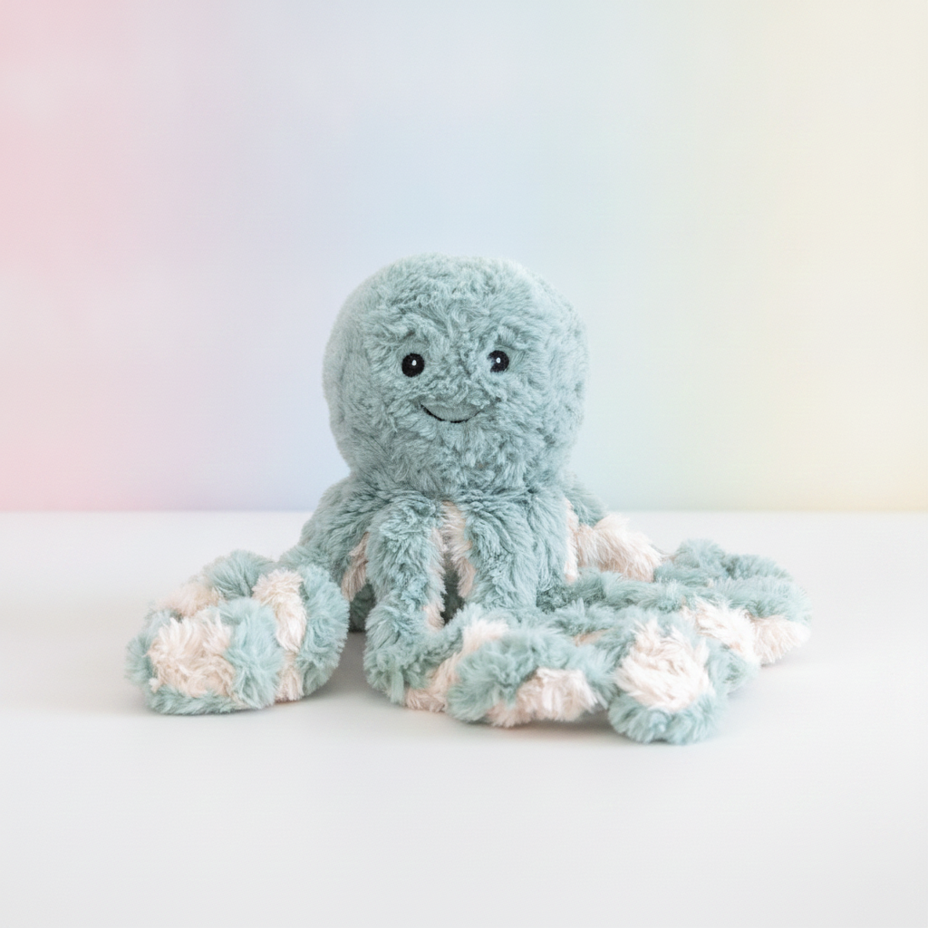 PRE-ORDER Verzwaarde knuffel Ollie de Octopus