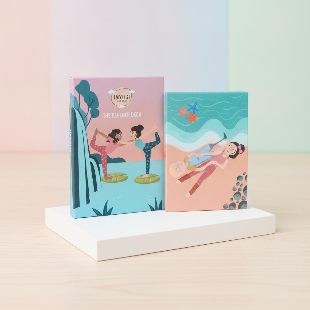 Yogakaarten voor kinderen (om samen yoga te doen)