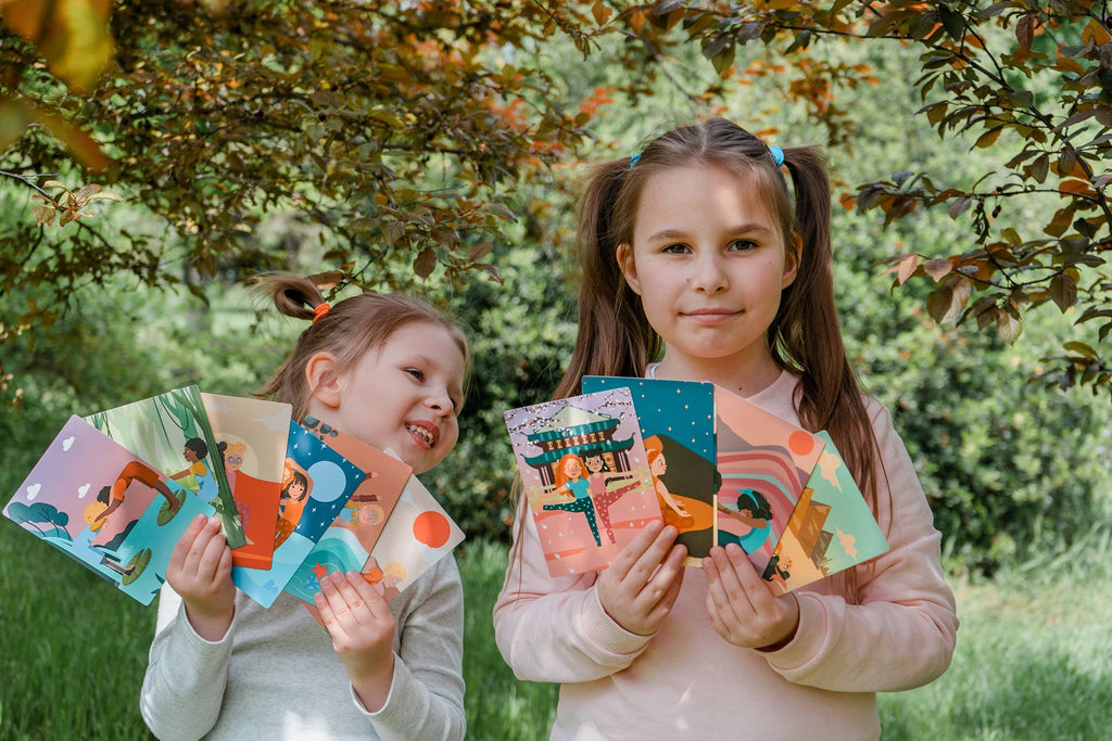 Yogakaarten voor kinderen (om samen yoga te doen)