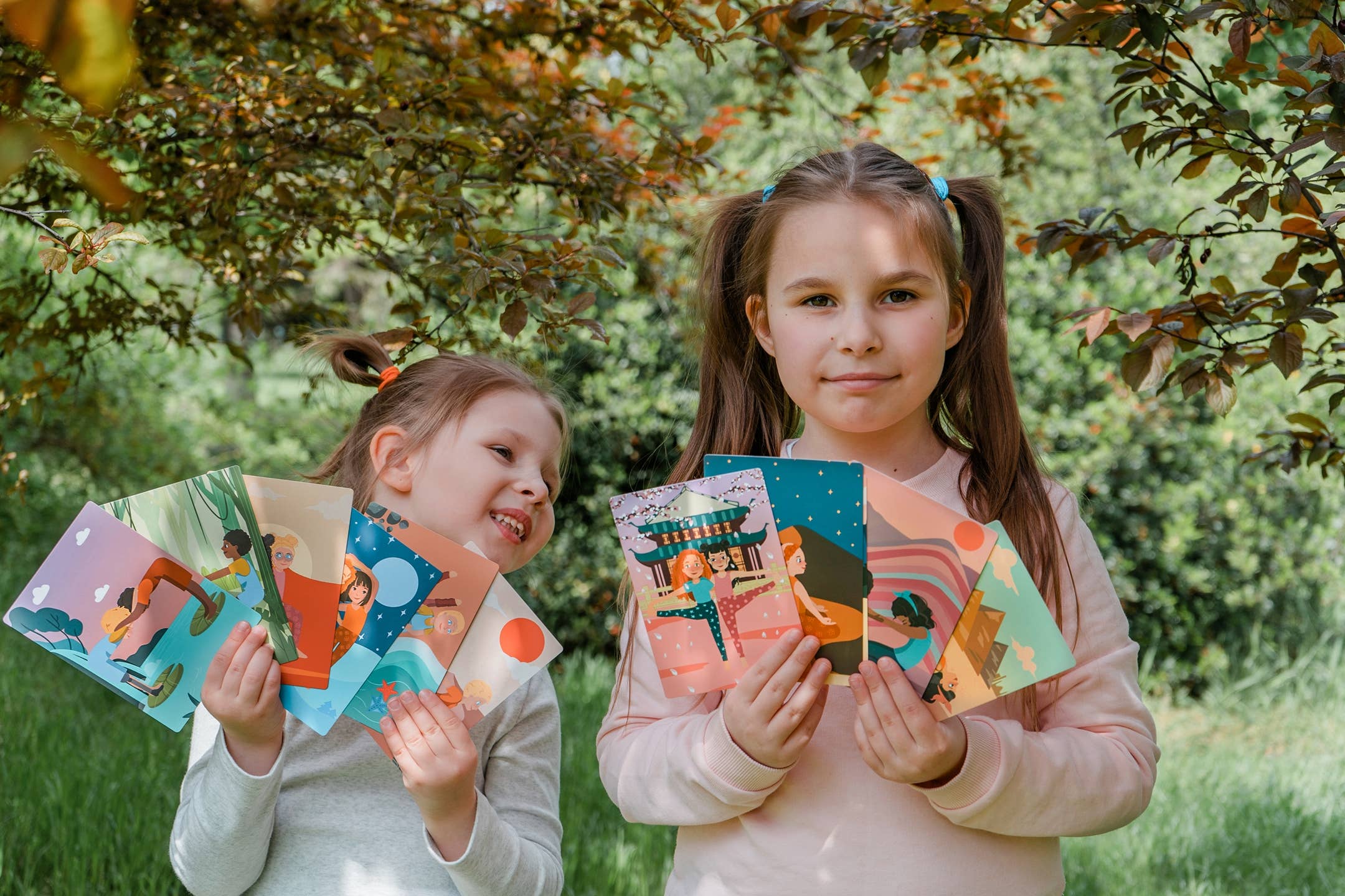 Yogakaarten voor kinderen (om samen yoga te doen)