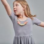 Bijtketting Madelief Lichtgeel