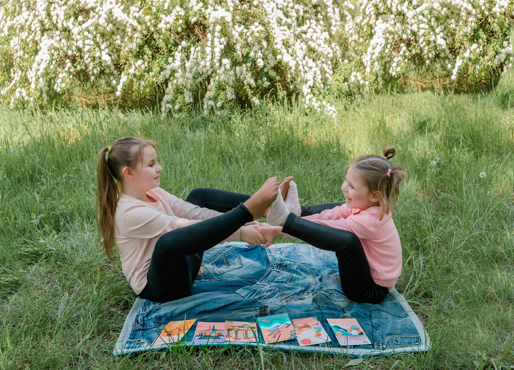 Yogakaarten voor kinderen (om samen yoga te doen)
