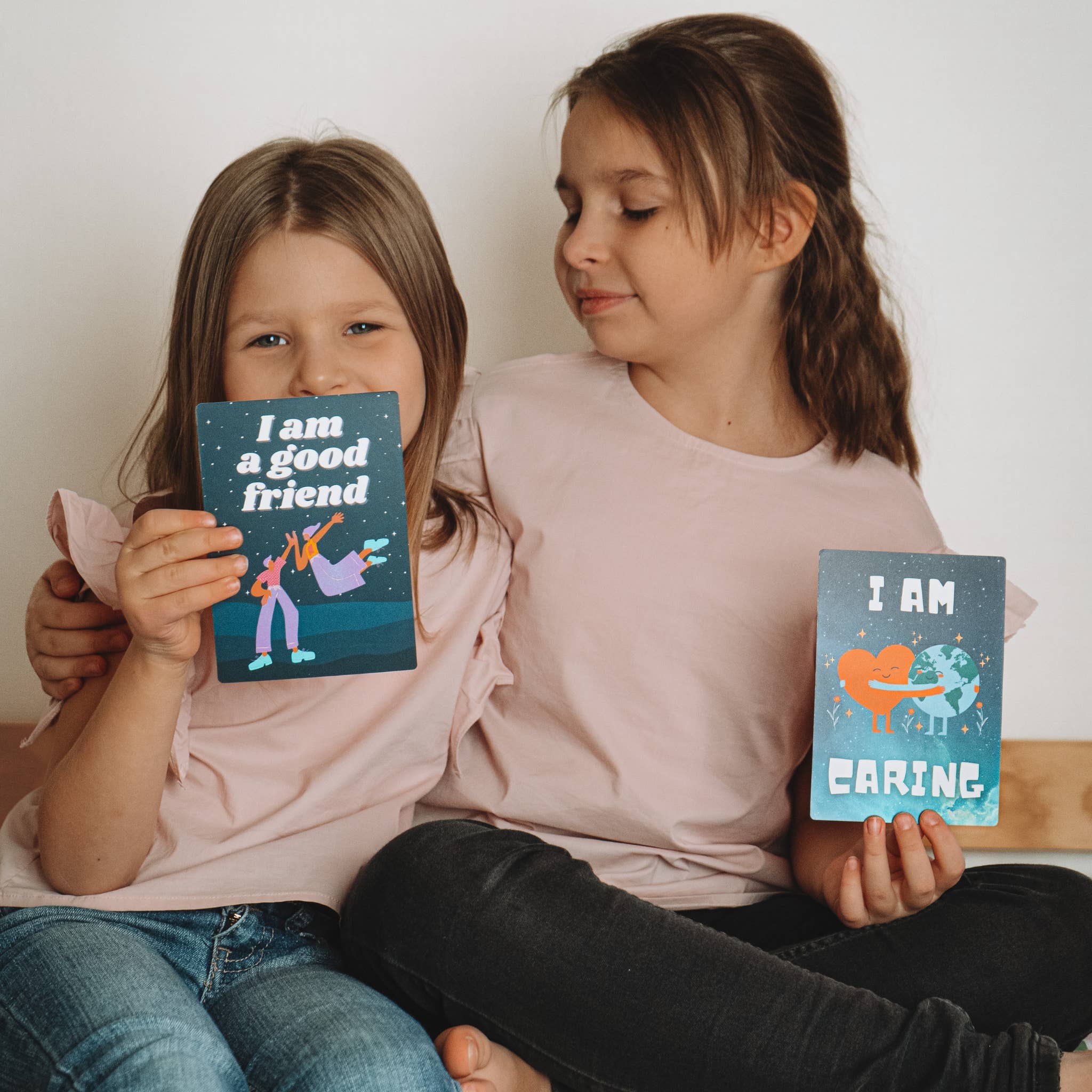 Positieve affirmatiekaarten voor kinderen